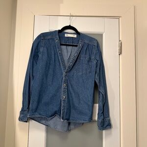 KMJ Taylor Denim Top